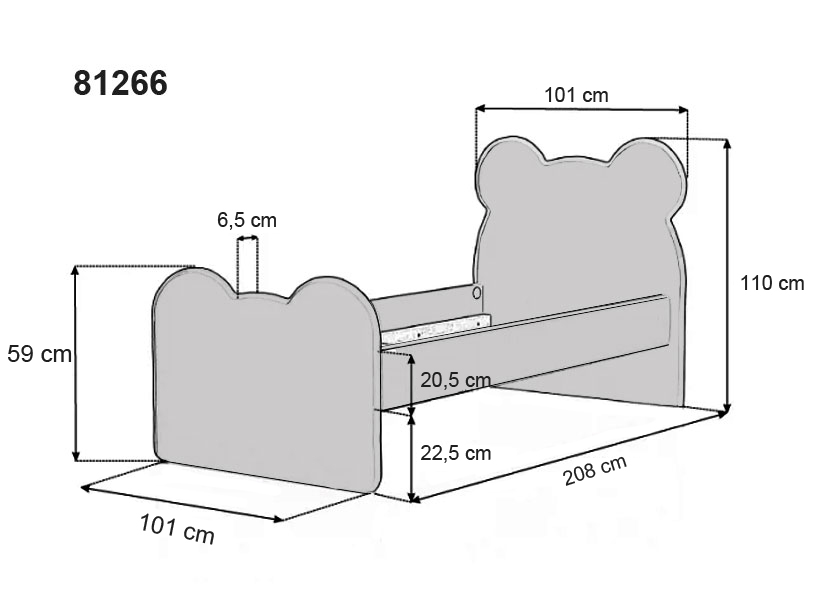 łóżko 81266 dla dzieci